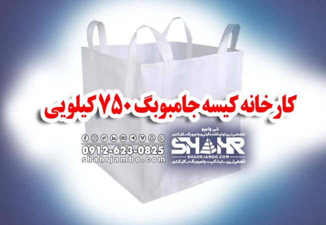 کارخانه کیسه جامبوبگ 750 کیلویی